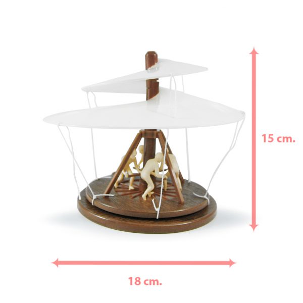 ชุดสิ่งประดิษฐ์จากไอเดียของลีโอนาร์โด ดาวินชี - สกรูบิน  (Davinci Inventions – The Aerial Screw) - Image 8