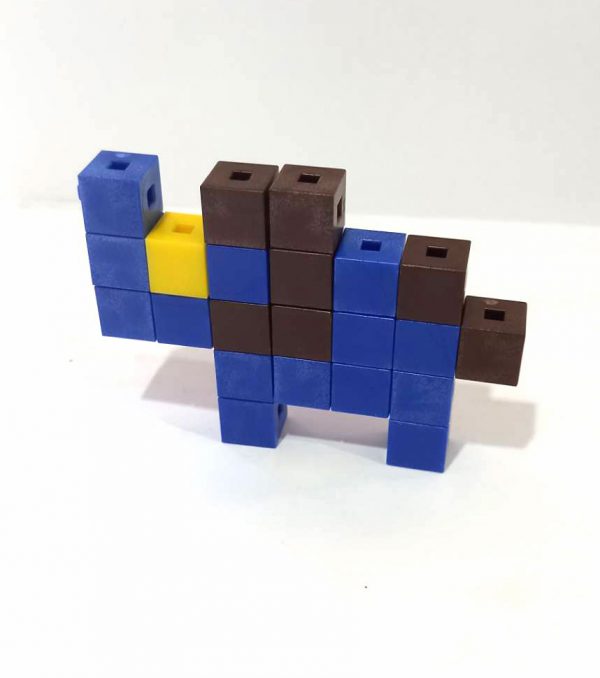 ชุดลูกบาศก์ตัวต่อฝึกทักษะคณิตศาสตร์ ขนาด 1 cm 500 ชิ้น (1 cm. Interlocking Cube 500 pcs) - Image 3