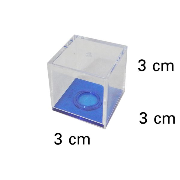 ชุดรูปทรงเรขาคณิตฝาน้ำเงิน 17 แบบ 5 cm.(Blue -  lid Geo Solids 5 cm.) - Image 7