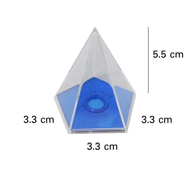 ชุดรูปทรงเรขาคณิตฝาน้ำเงิน 17 แบบ 5 cm.(Blue -  lid Geo Solids 5 cm.) - Image 8