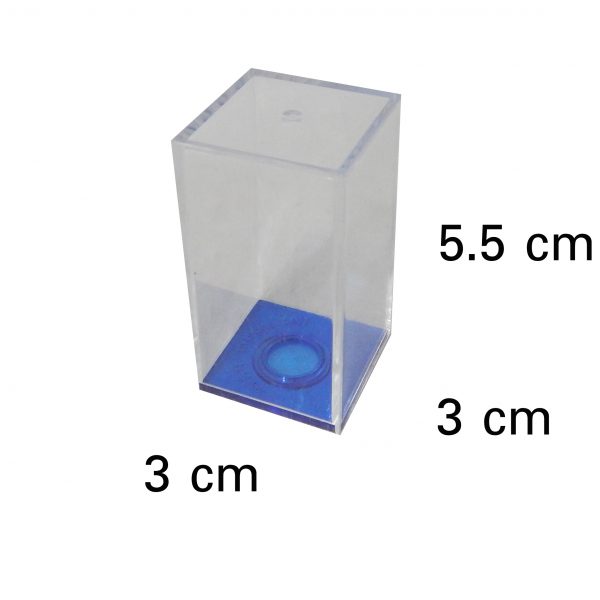 ชุดรูปทรงเรขาคณิตฝาน้ำเงิน 17 แบบ 5 cm.(Blue -  lid Geo Solids 5 cm.) - Image 13