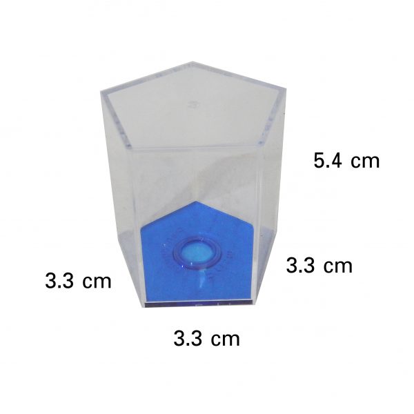 ชุดรูปทรงเรขาคณิตฝาน้ำเงิน 17 แบบ 5 cm.(Blue -  lid Geo Solids 5 cm.) - Image 16