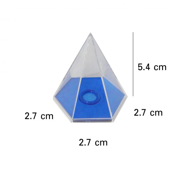 ชุดรูปทรงเรขาคณิตฝาน้ำเงิน 17 แบบ 5 cm.(Blue -  lid Geo Solids 5 cm.) - Image 19