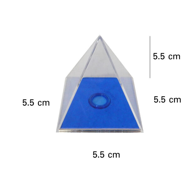 ชุดรูปทรงเรขาคณิตฝาน้ำเงิน 17 แบบ 5 cm.(Blue -  lid Geo Solids 5 cm.) - Image 21