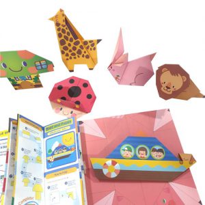 ชุดพับกระดาษท่องเที่ยวสวนสัตว์ (Origami Craft Book 2 (Let's go to the zoo!))