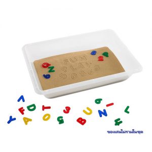 ถาดกิจกรรมน้ำและทรายสีโปร่งใส (Desk Top Water Tray - Clear)