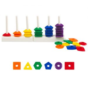 ชุดลูกปัด 6 หลัก (GeoFun Sorting Beads)