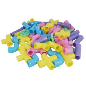 ชุดเสริมปัญญาด้วยท่อน้ำมีล้อ (Pipe Building Set)